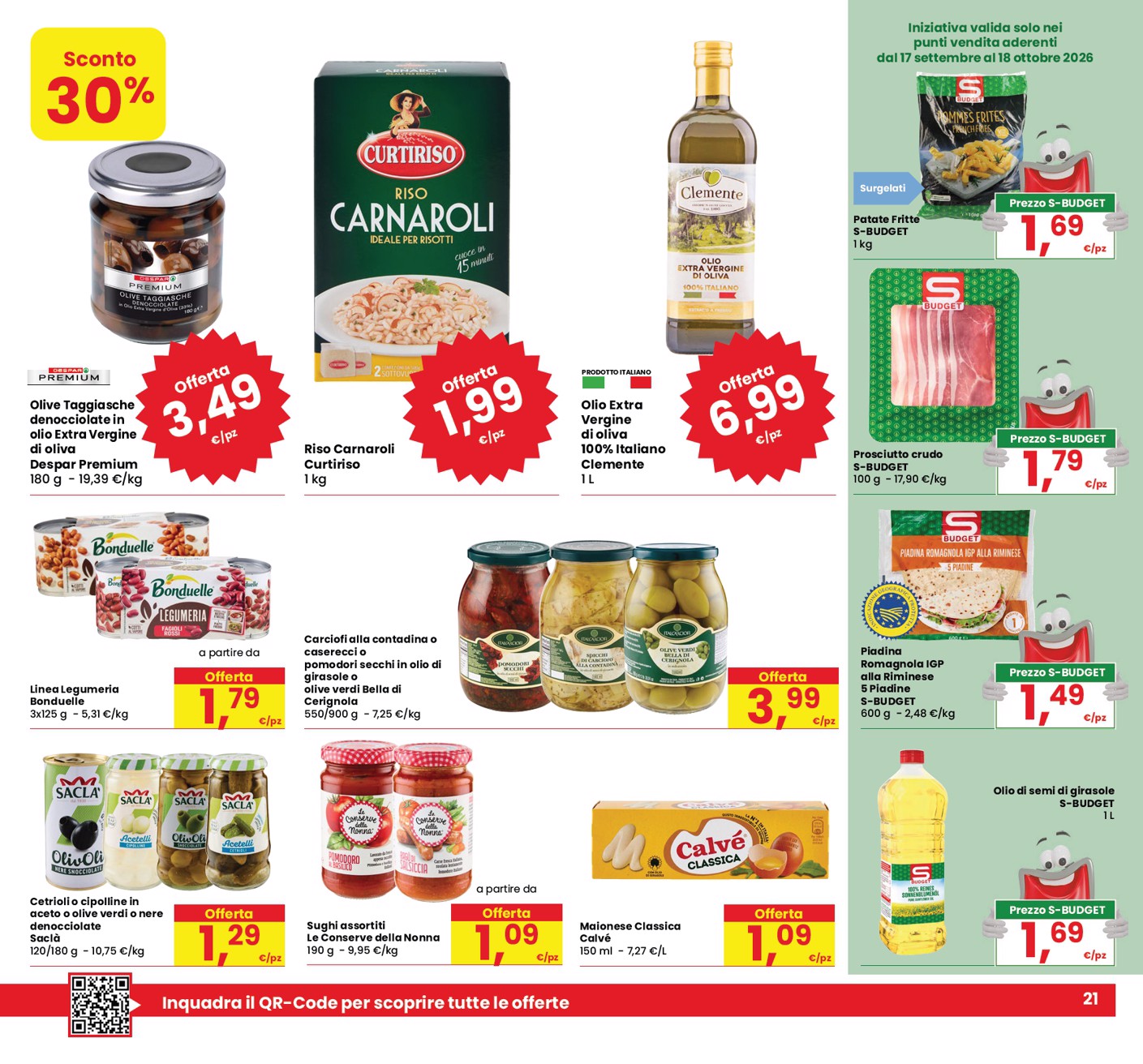 eurospar - Volantino attuale di Eurospar valido dal giovedì 01/10/2026 al sabato 10/10/2026 - page: 21