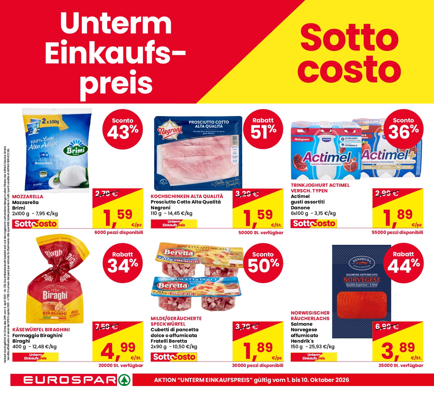eurospar - Volantino attuale di Eurospar - Deutch valido dal giovedì 01/10/2026 al sabato 10/10/2026 - page: 2