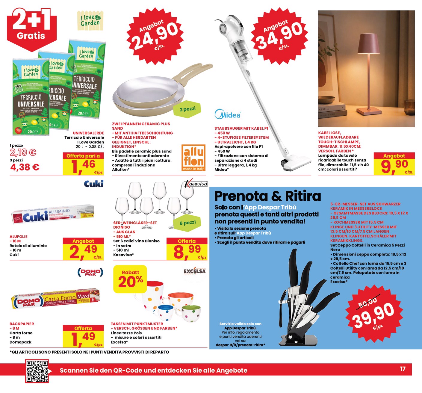 eurospar - Volantino attuale di Eurospar - Deutch valido dal giovedì 01/10/2026 al sabato 10/10/2026 - page: 17
