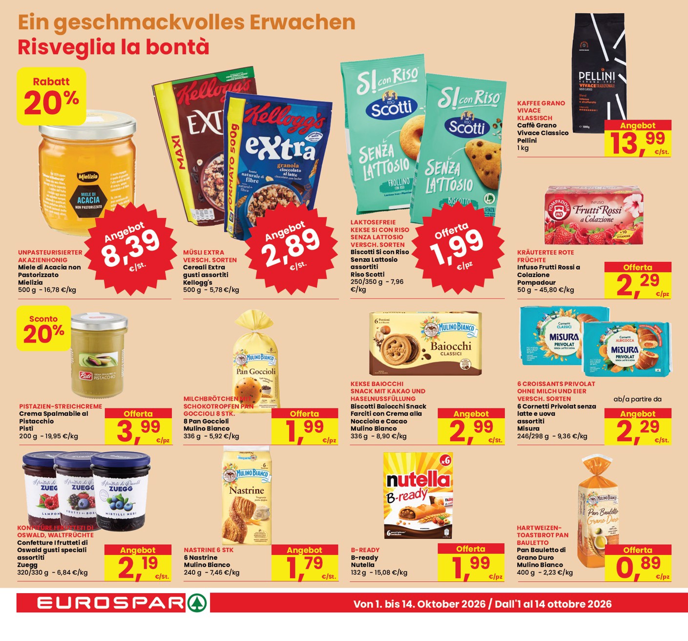 eurospar - Volantino attuale di Eurospar - Deutch valido dal giovedì 01/10/2026 al sabato 10/10/2026 - page: 20