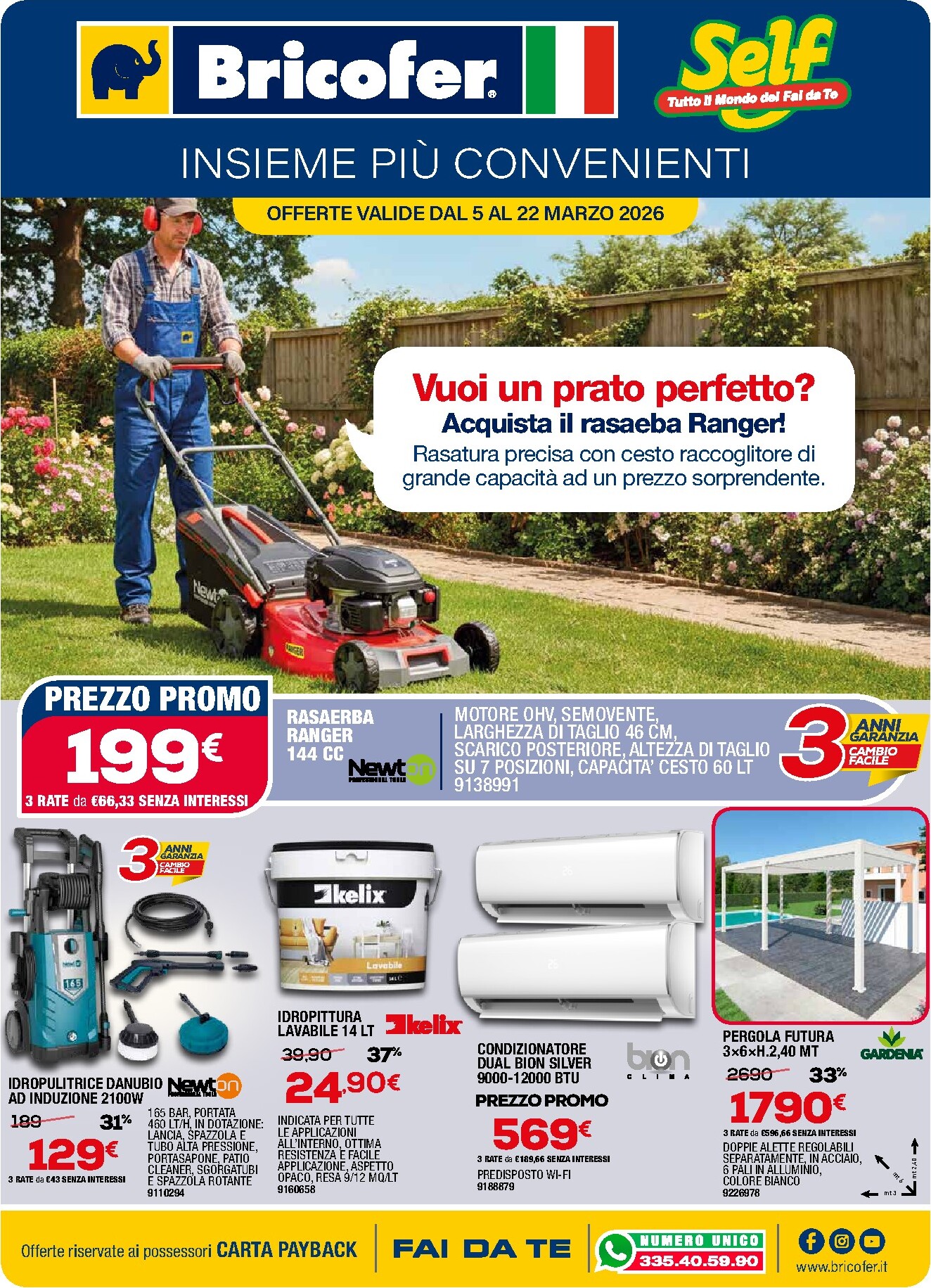 bricofer - Volantino Bricofer valido dal 05/03/2026 al 22/03/2026