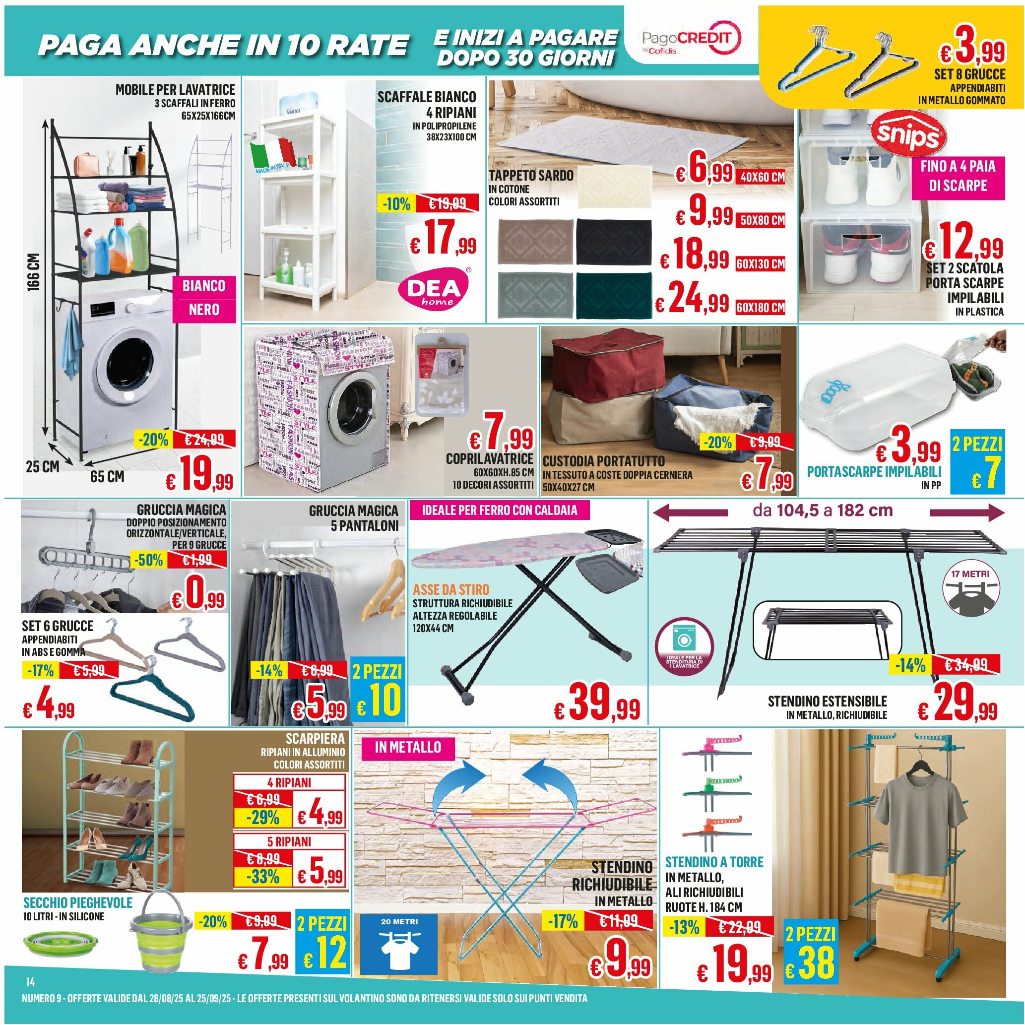 satur - Volantino Satur valido dal 28/08 al 25/09 - page: 14