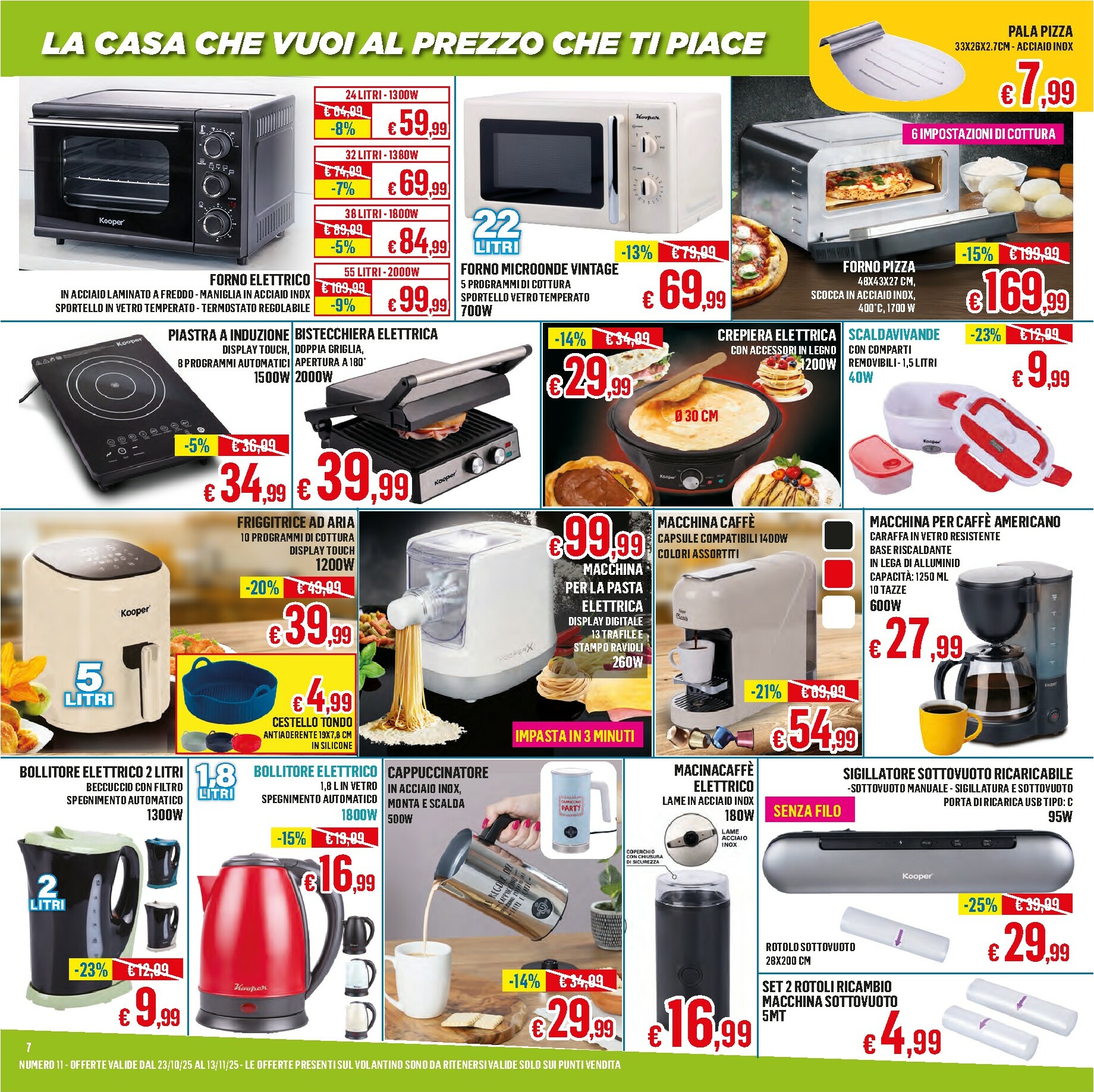 satur - Volantino Satur valido dal 23/10 al 13/11 - page: 7
