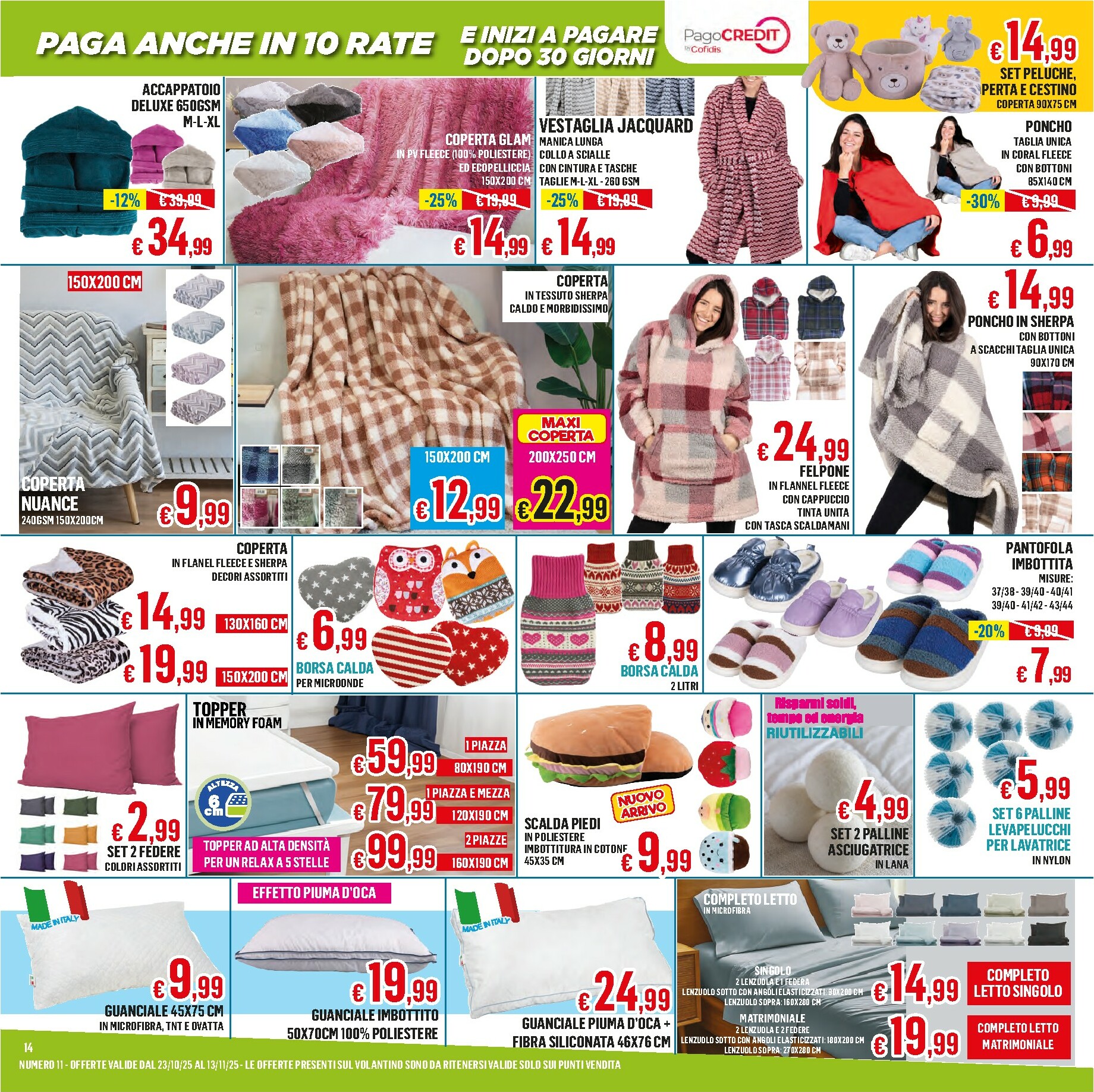 satur - Volantino Satur valido dal 23/10 al 13/11 - page: 14