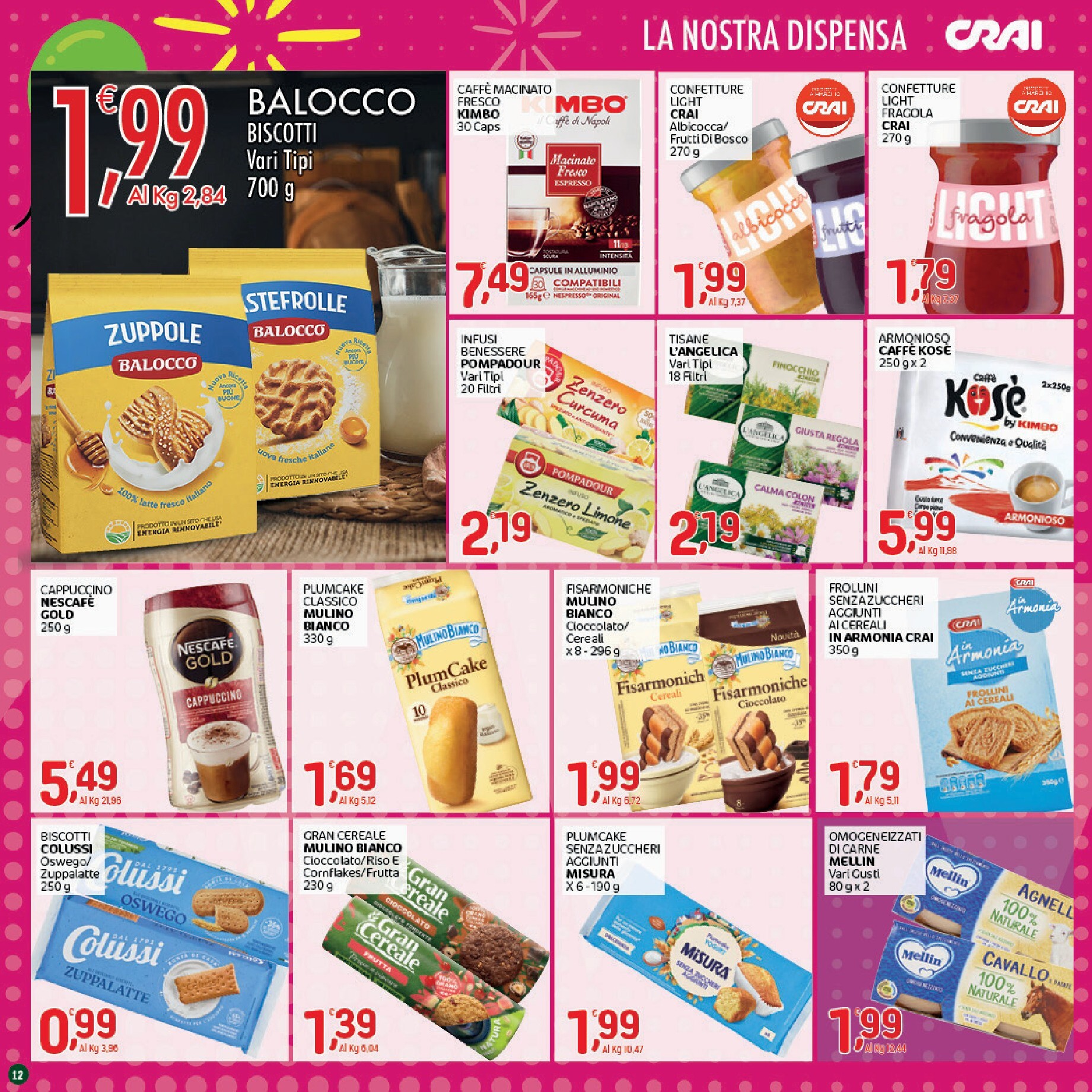 crai - Volantino attuale di Crai - Salerno, Campania valido dal giovedì 01/10/2026 al domenica 11/10/2026 - page: 12