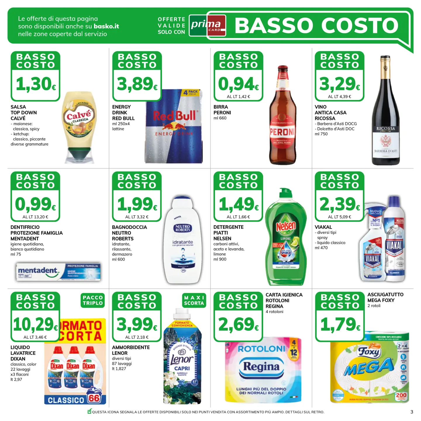 basko - Volantino attuale di Basko valido dal martedì 29/09/2026 al lunedì 12/10/2026 - page: 3