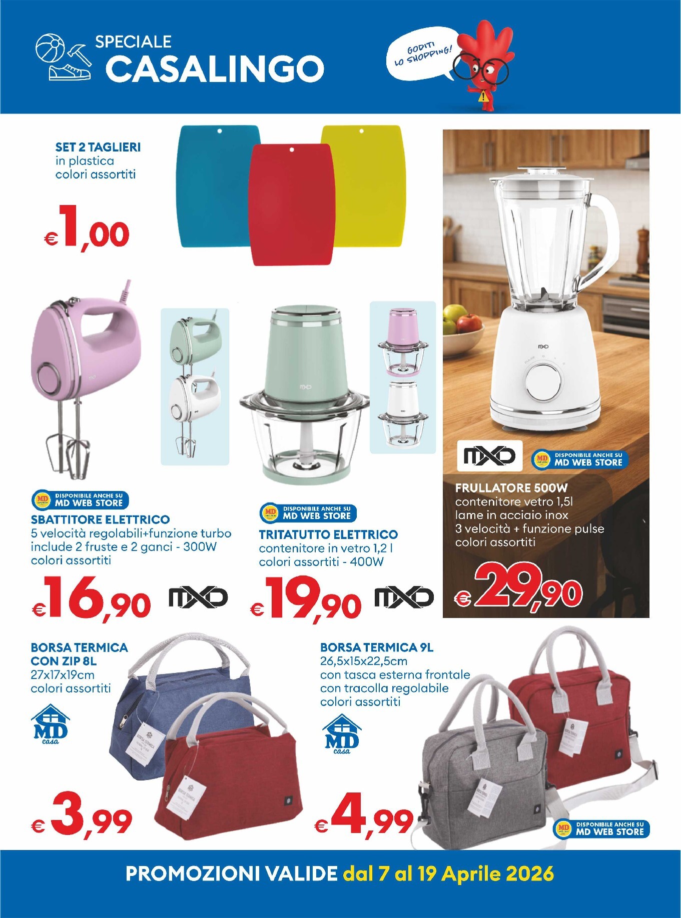 md-discount - Volantino attuale di MD valido dal martedì 07/04/2026 al domenica 19/04/2026 - page: 23