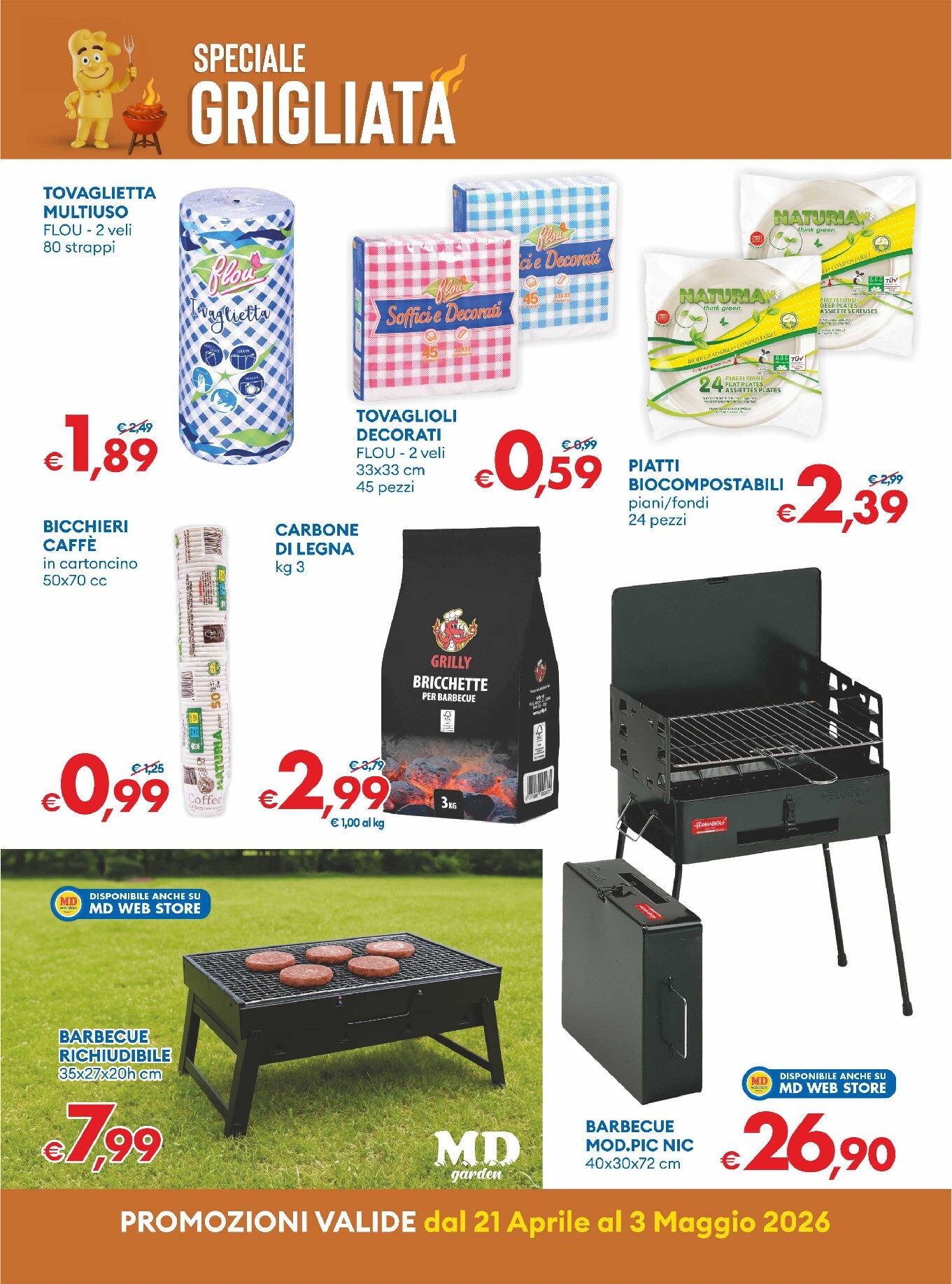 md-discount - Volantino futuro MD valido dal martedì 21/04/2026 al domenica 03/05/2026 - page: 8