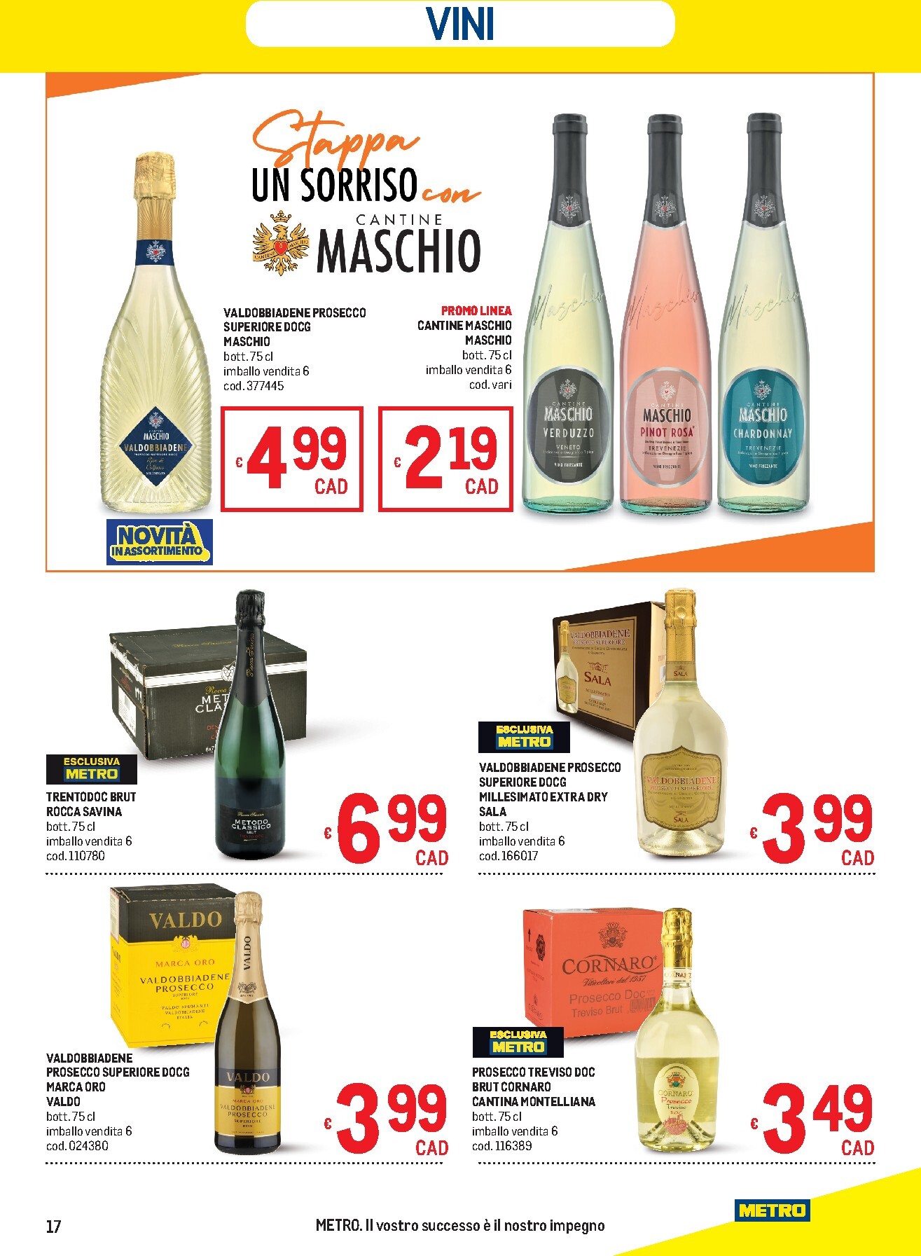 metro - Volantino attuale di Metro - Campania e Sicilia valido dal giovedì 08/10/2026 al mercoledì 21/10/2026 - page: 17