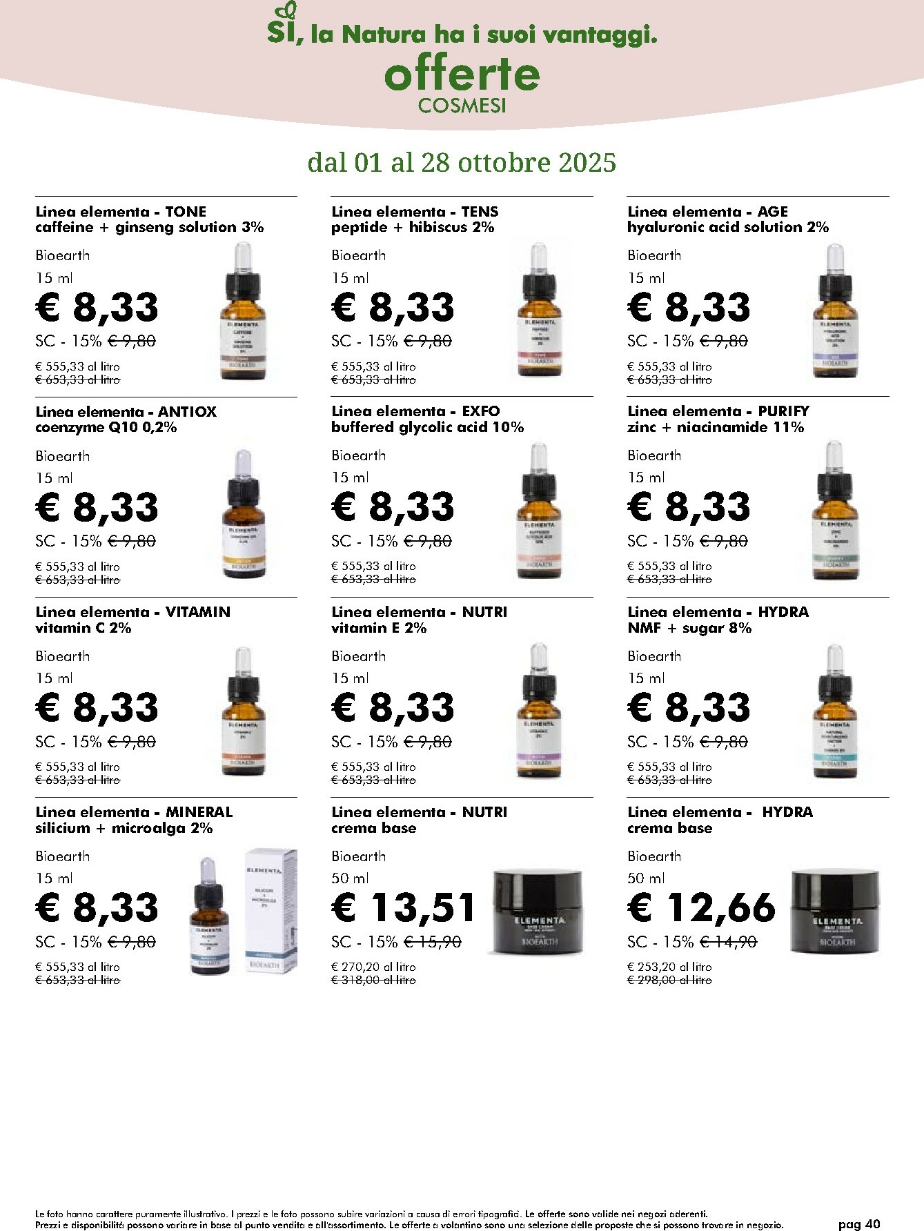 naturasi - Volantino NaturaSì valido dal 01/10 al 28/10 - page: 40