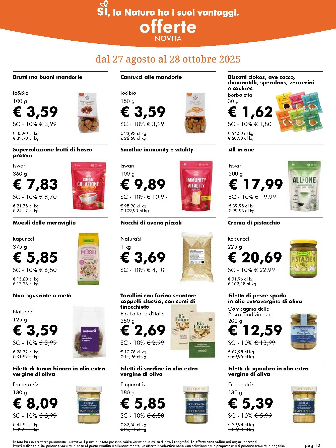 naturasi - Volantino NaturaSì valido dal 01/10 al 28/10 - page: 12