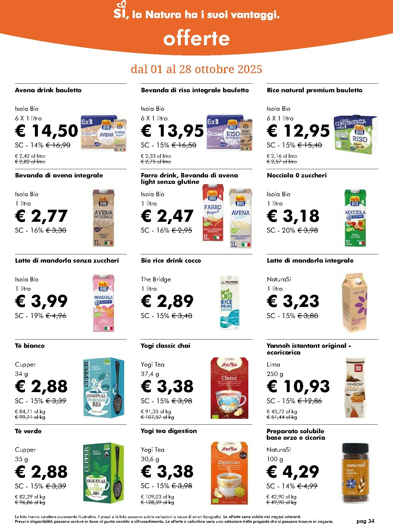 naturasi - Volantino NaturaSì valido dal 01/10 al 28/10 - page: 34
