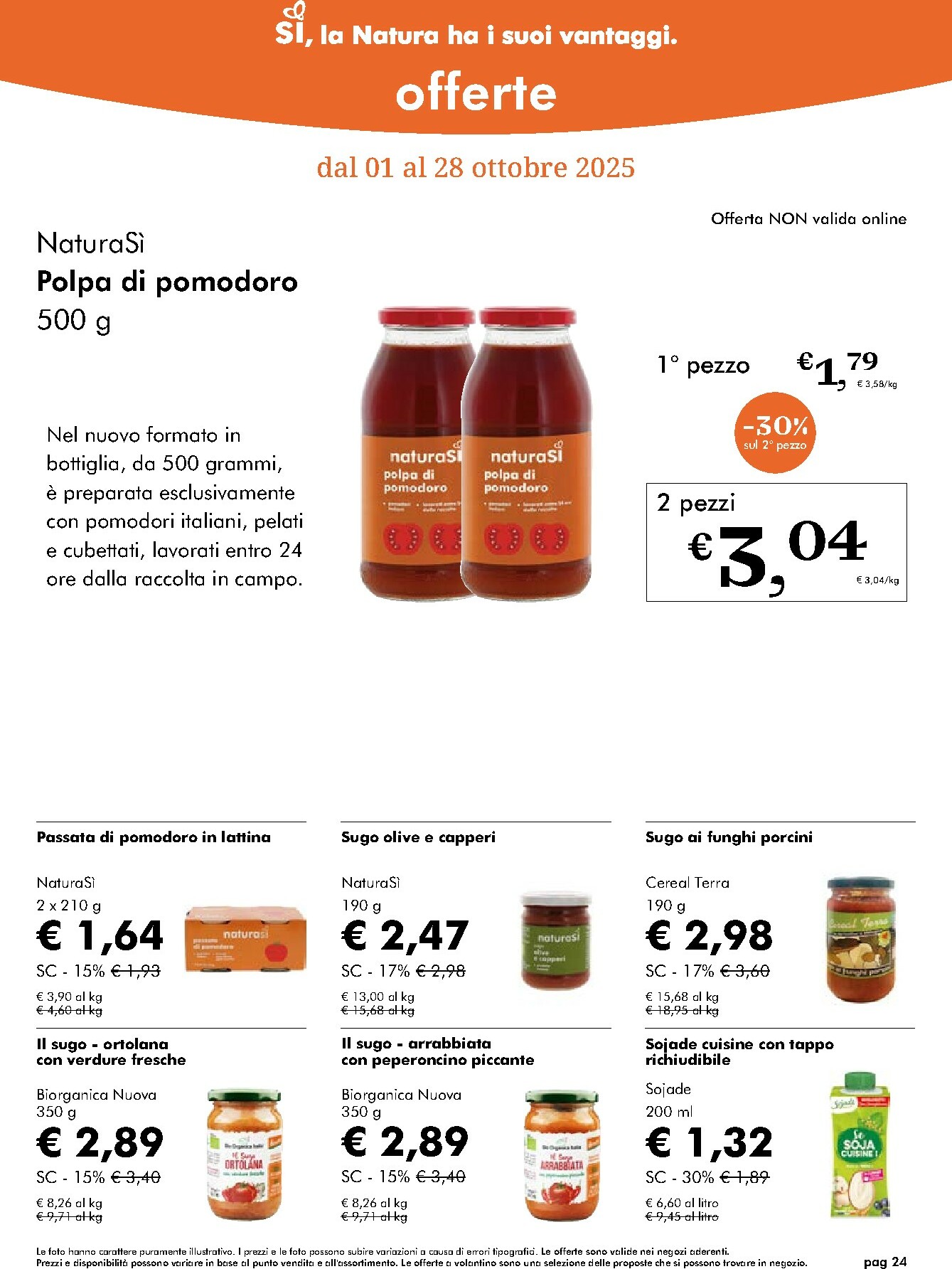 naturasi - Volantino NaturaSì valido dal 01/10 al 28/10 - page: 24
