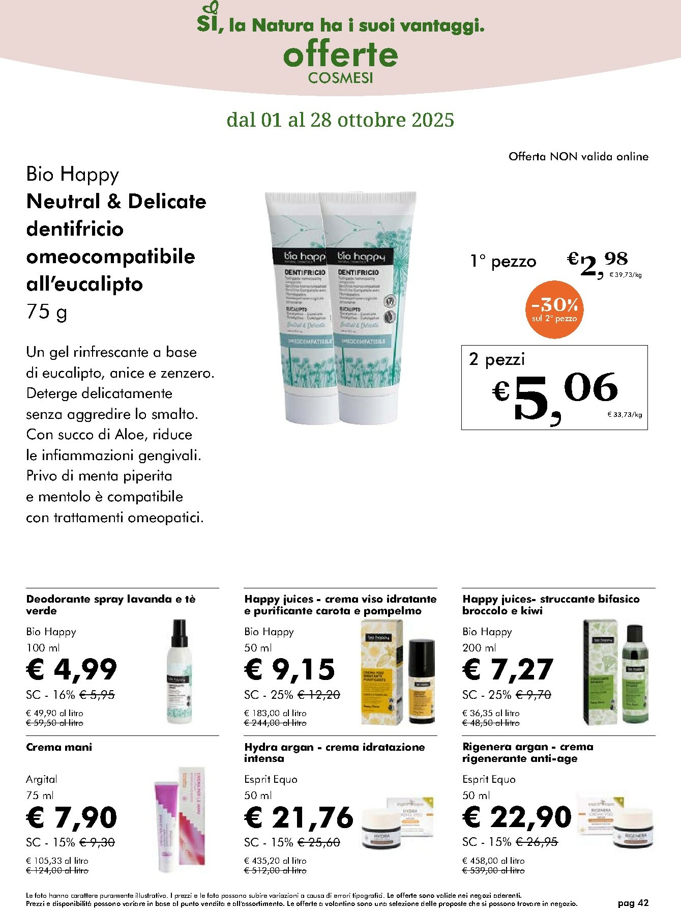 naturasi - Volantino NaturaSì valido dal 01/10 al 28/10 - page: 42