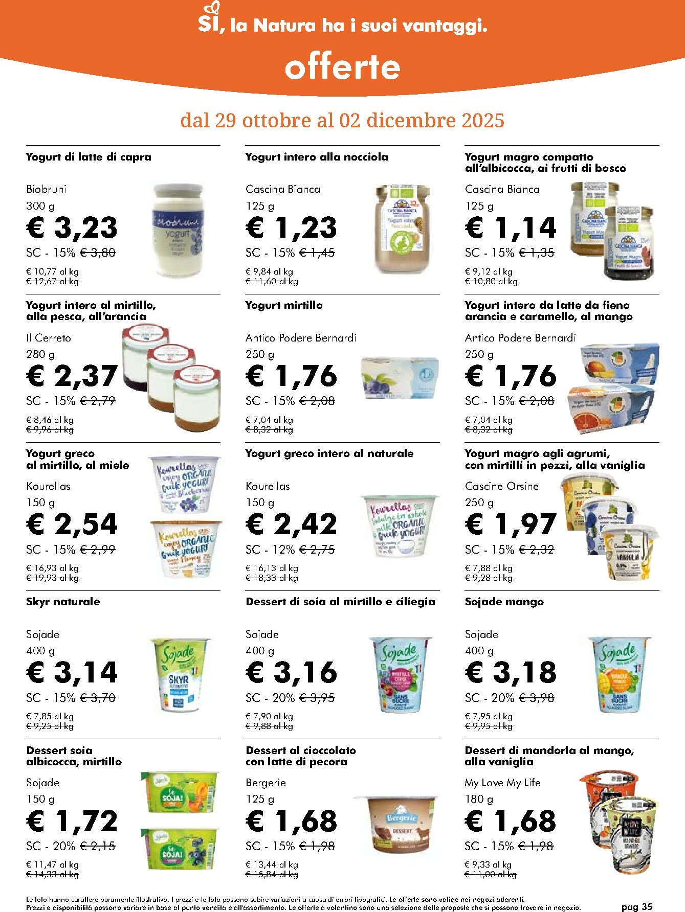 naturasi - Volantino NaturaSì valido dal 29/10 al 02/12 - page: 35