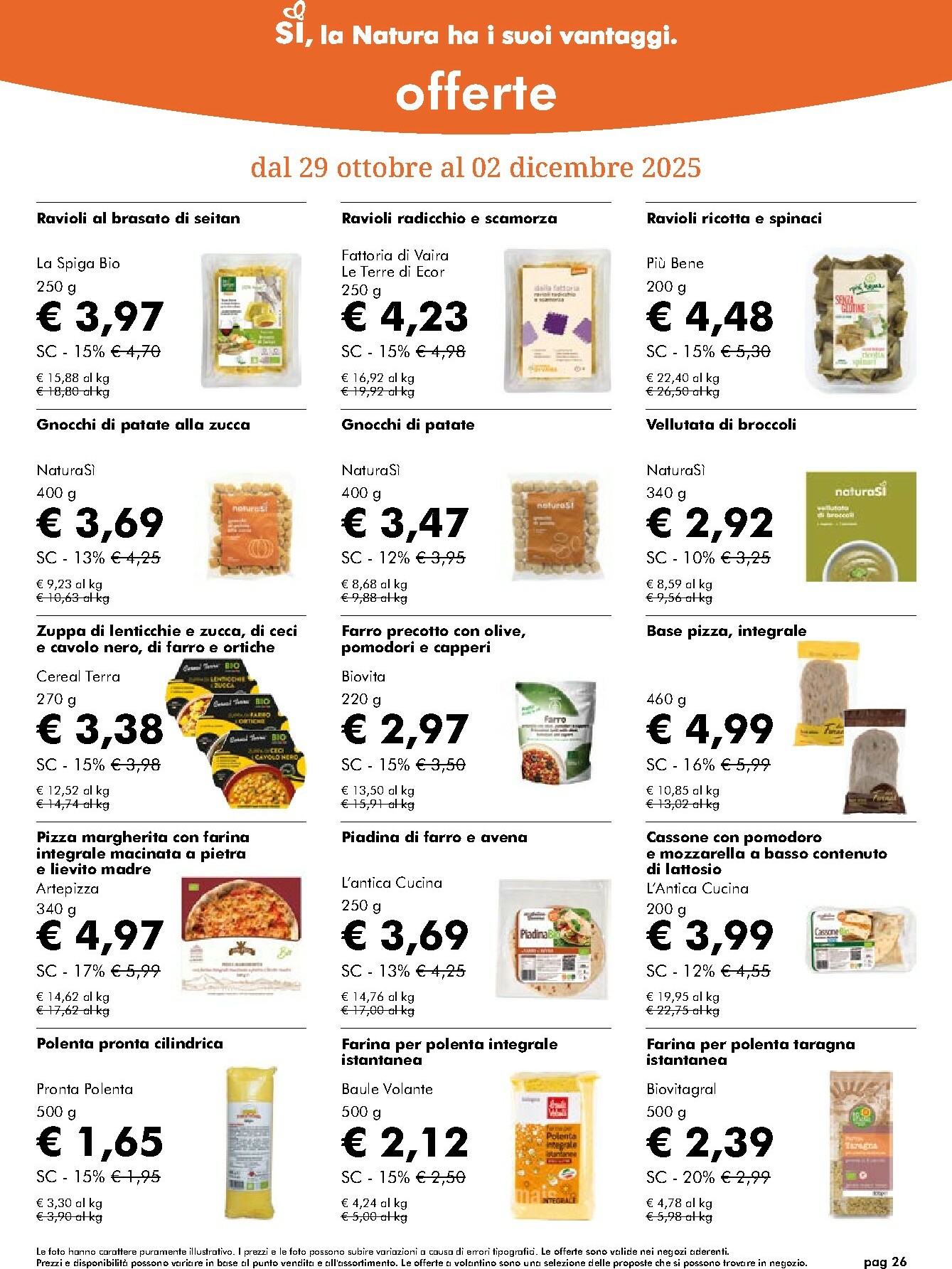 naturasi - Volantino NaturaSì valido dal 29/10 al 02/12 - page: 26