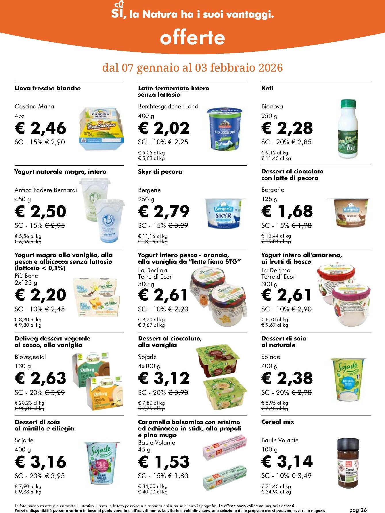 naturasi - Volantino NaturaSì valido dal 07/01 al 03/02 - page: 26