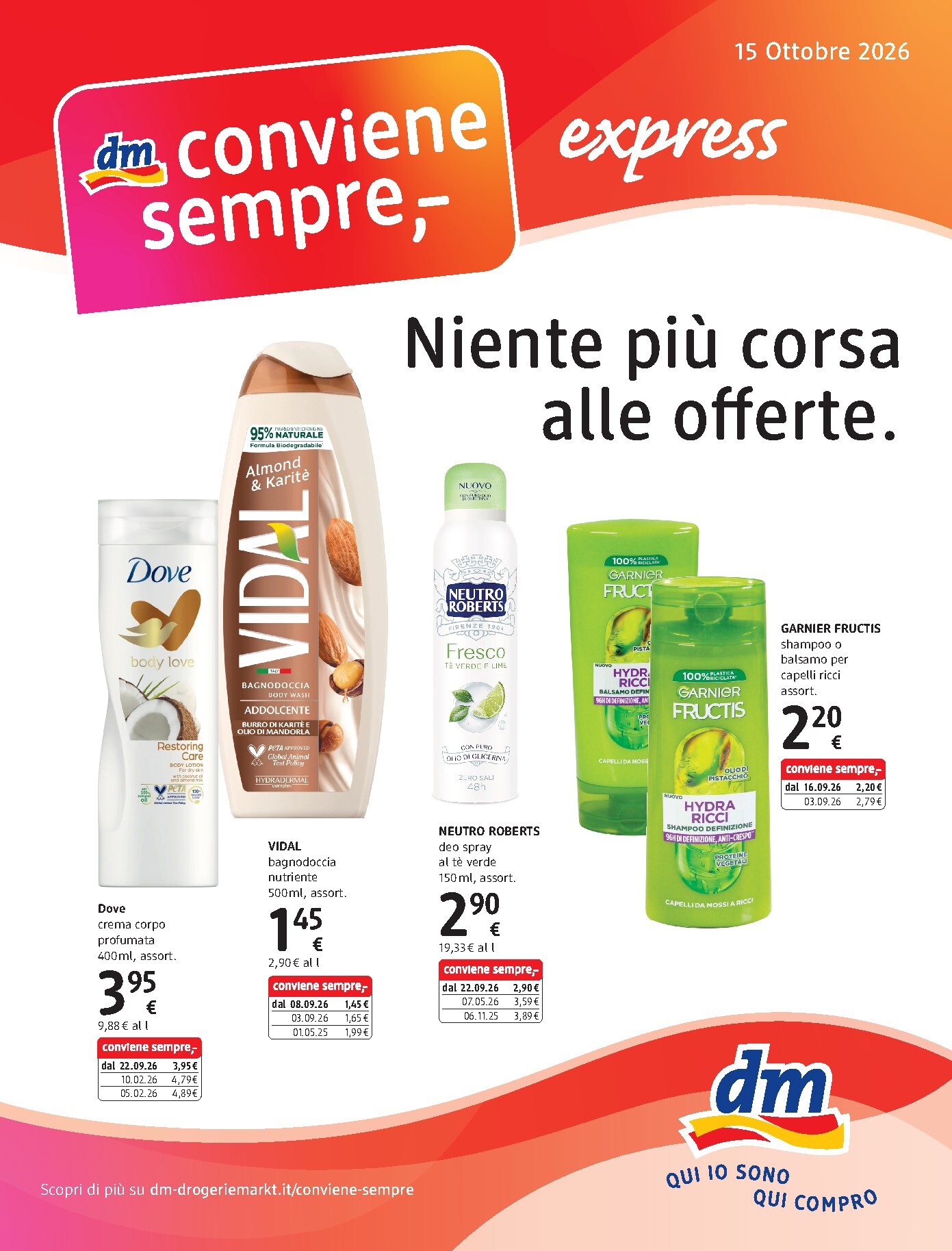 dm-drogerie-markt - Volantino futuro dm drogerie markt - Express valido dal giovedì 15/10/2026 al mercoledì 04/11/2026 - page: 1