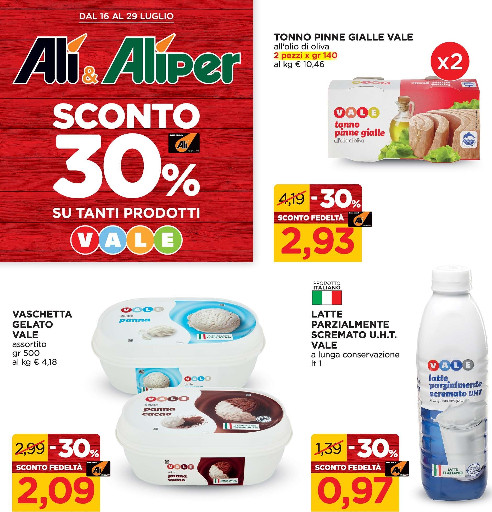 ali-aliper - Volantino attuale di Ali - Aliper valido dal giovedì 16/07/2026 al mercoledì 29/07/2026