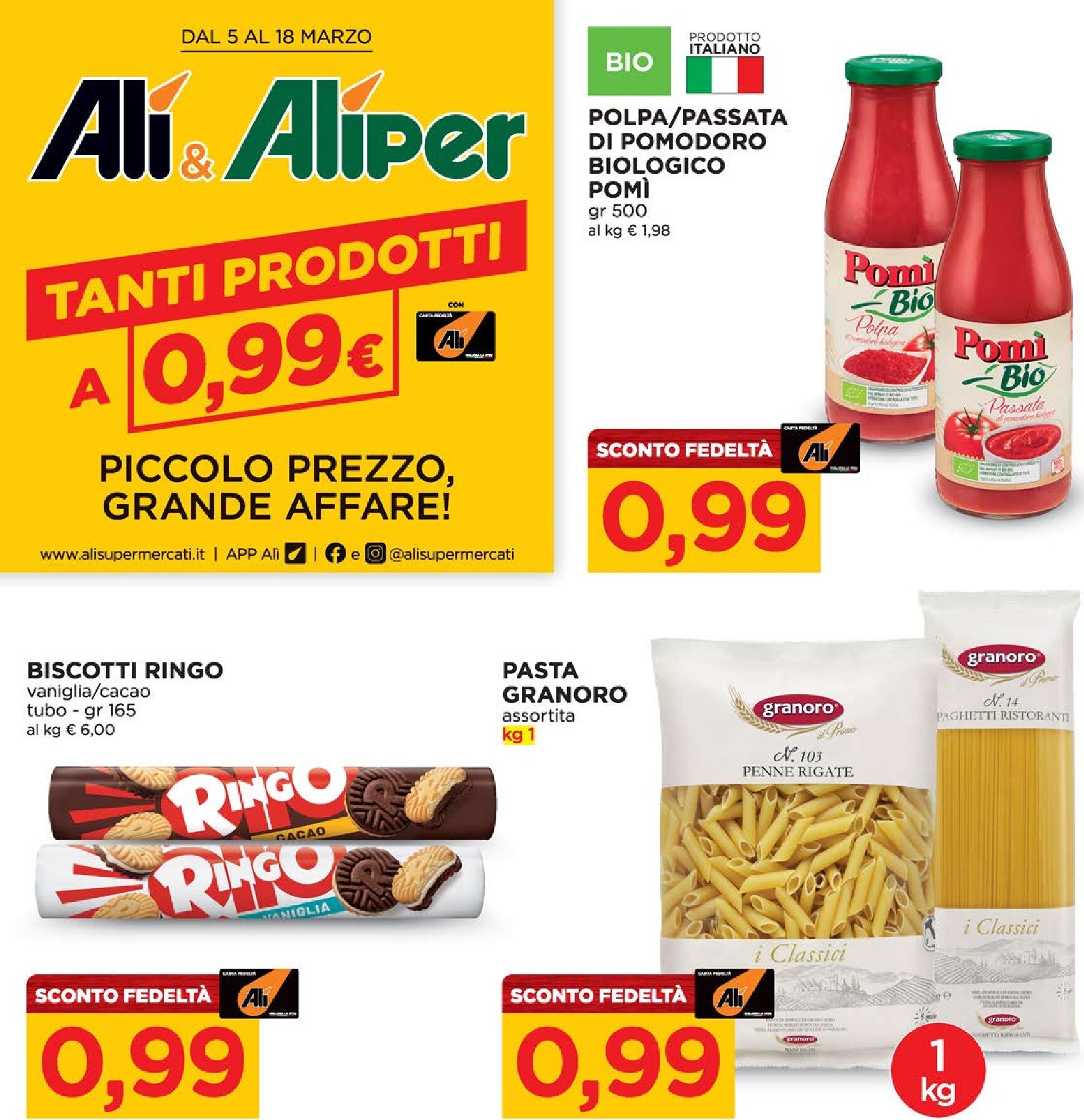 ali-aliper - Volantino Ali - Aliper valido dal 05/03/2026 al 18/03/2026
