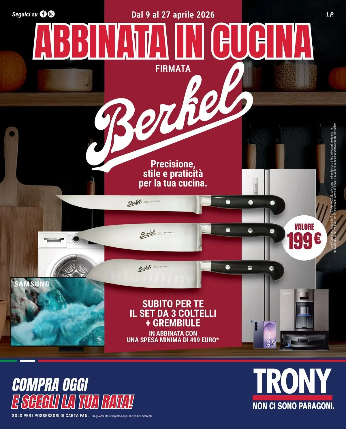 sinergy - Volantino attuale di Sinergy - Abbinata in cucina da Trony Desenzano del Garda valido dal giovedì 09/04/2026 al lunedì 27/04/2026