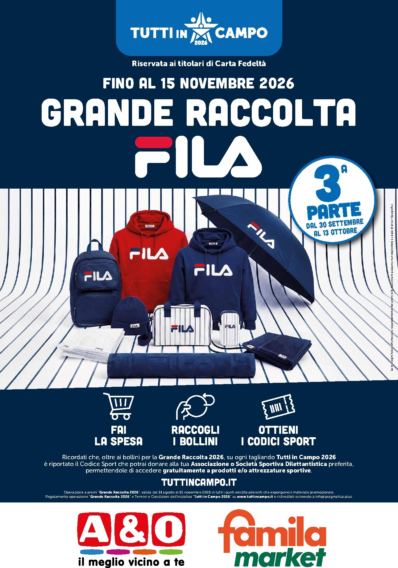 a-o - Volantino attuale di A&O - Prodotti Sponsor - 3° Parte valido dal mercoledì 30/09/2026 al martedì 13/10/2026