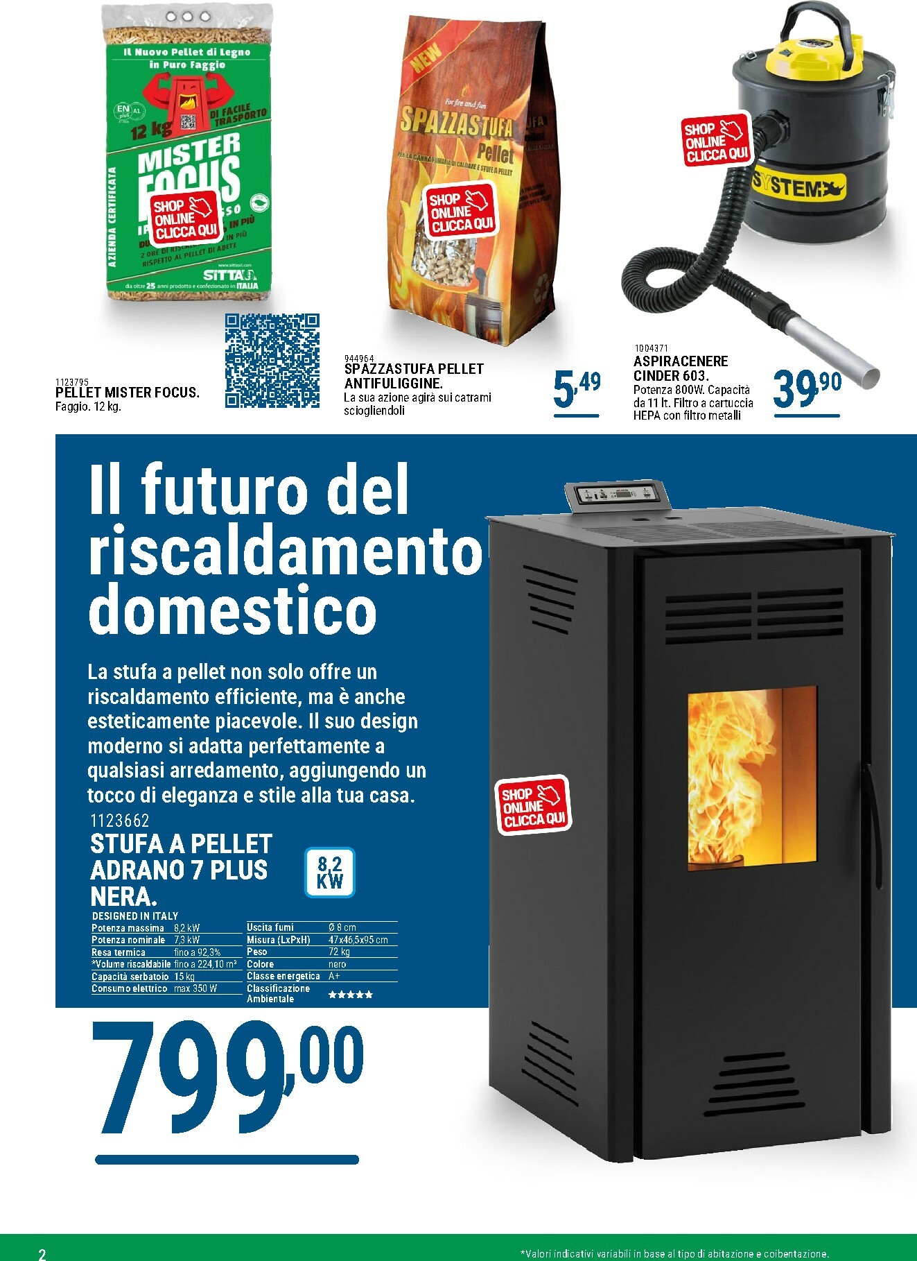 cfadda - Volantino CFADDA - Catalogo Riscaldamento valido dal 01/10 al 28/02 - page: 2