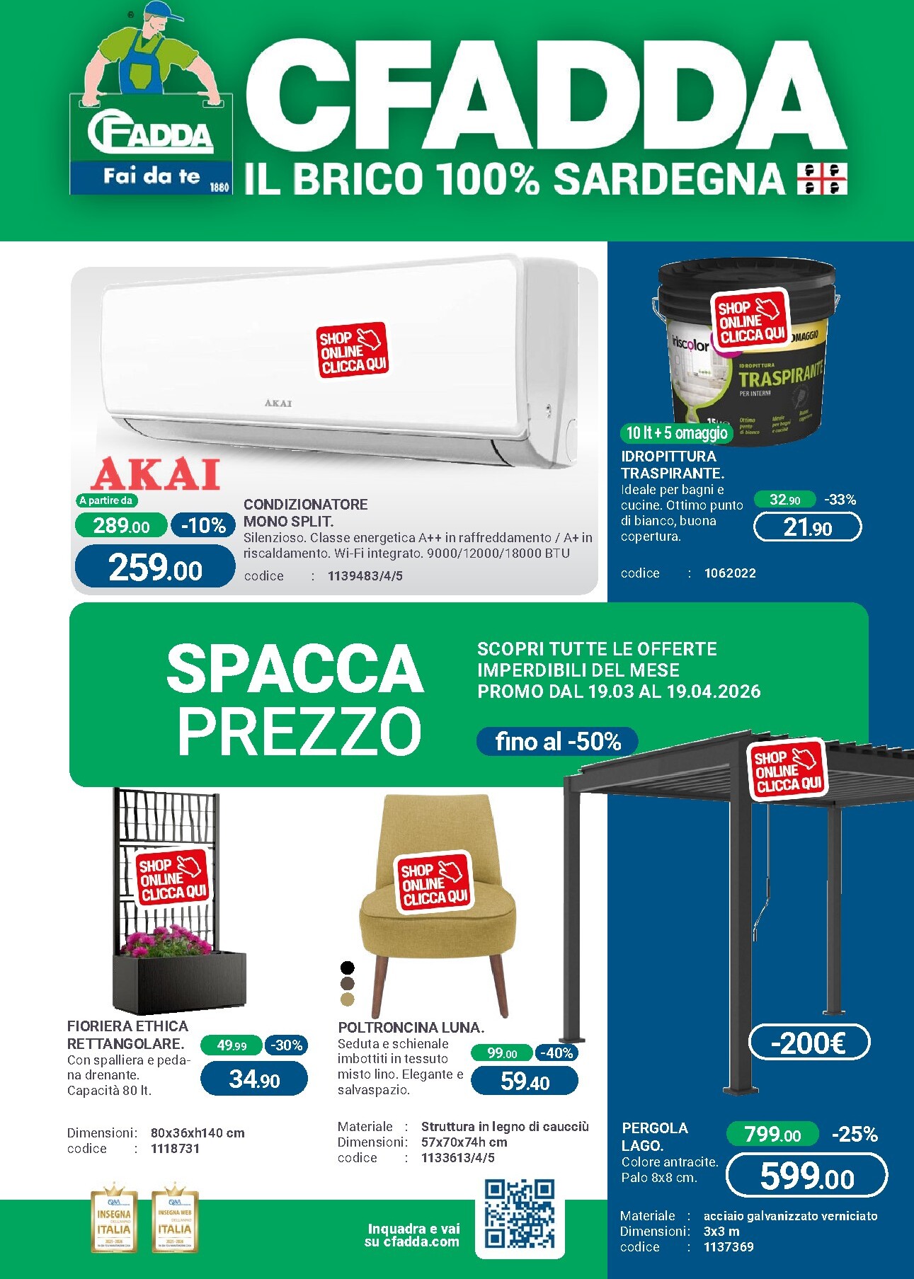 cfadda - Volantino CFADDA valido dal 19/03/2026 al 19/04/2026