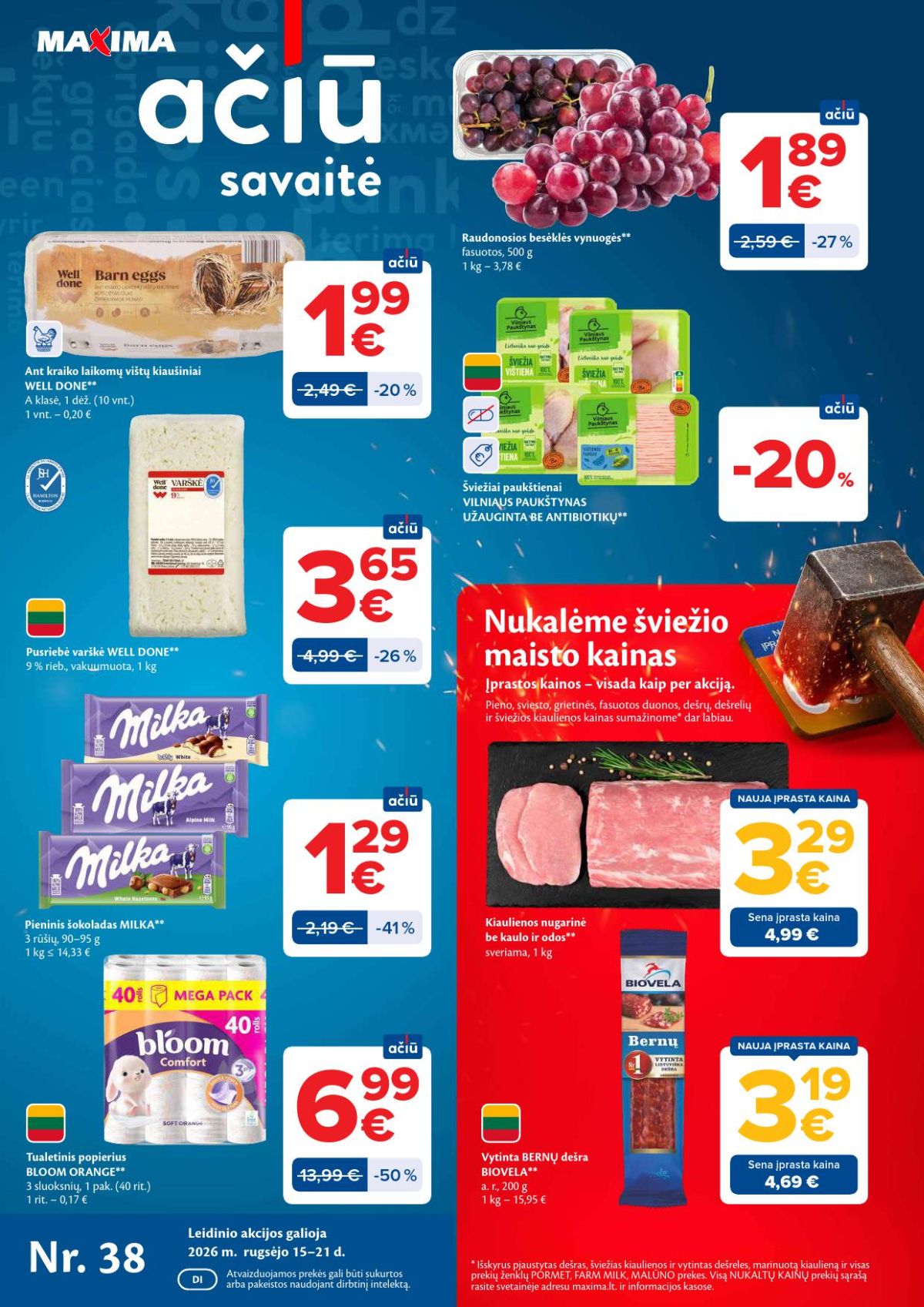 maxima - MAXIMA - Kaininis leidinys Nr.38 (2026 09 15 - 2026 09 21)