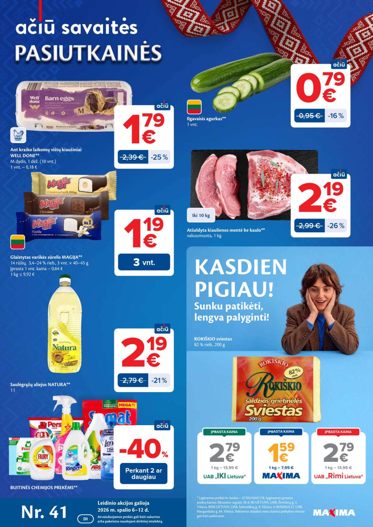 maxima - MAXIMA - Kaininis leidinys Nr.41 (2026 10 06 - 2026 10 12)