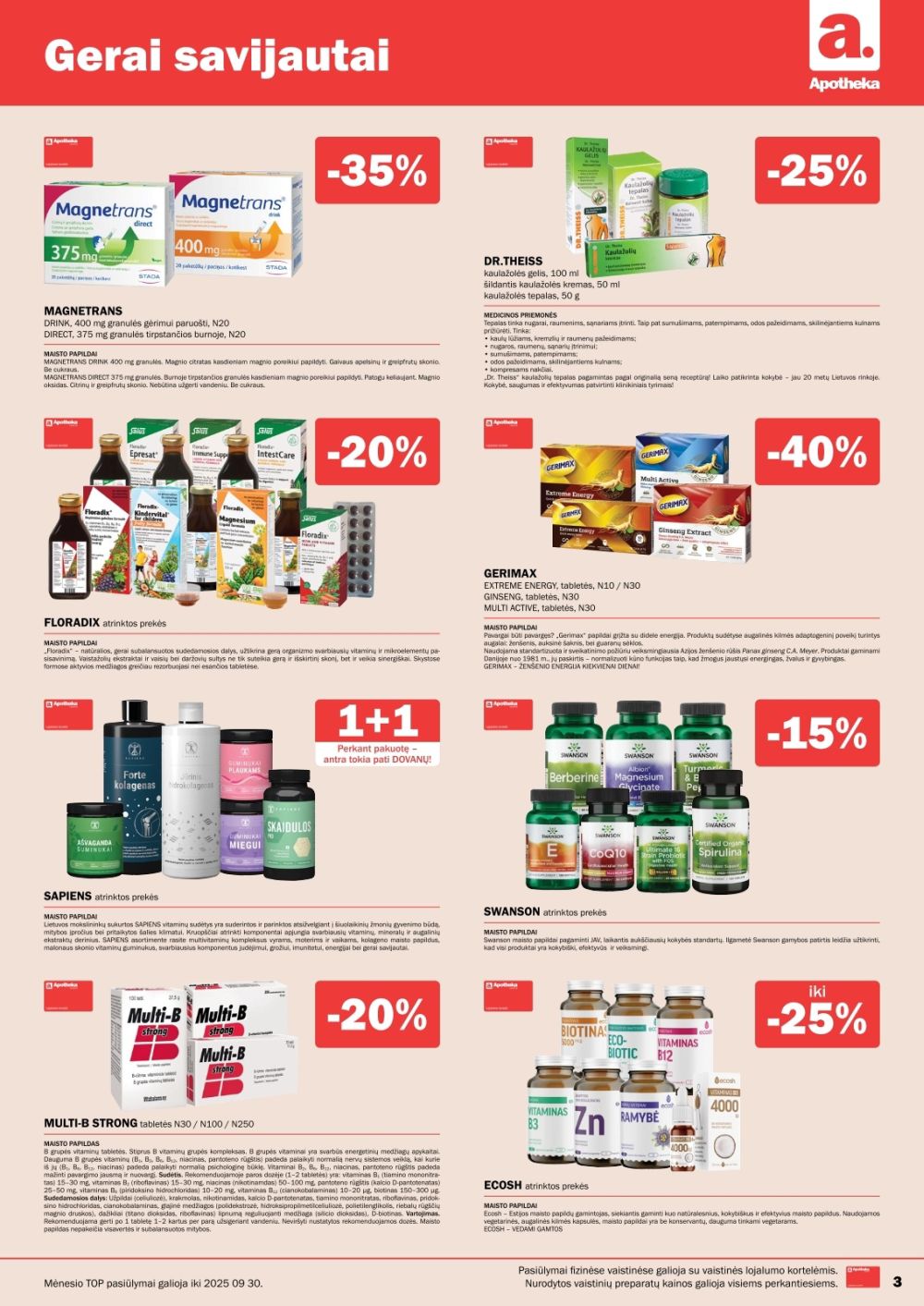 apotheka - APOTHEKA (2025 09 01 - 2025 09 30) - page: 3