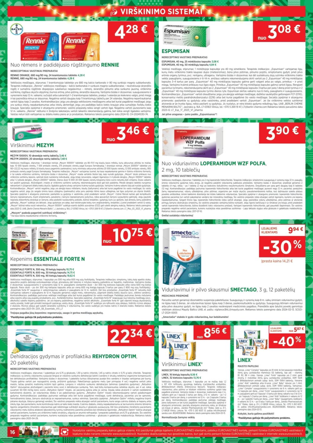 eurovaistine - EUROVAISTINĖ (2025 12 01 - 2025 12 31) - page: 16