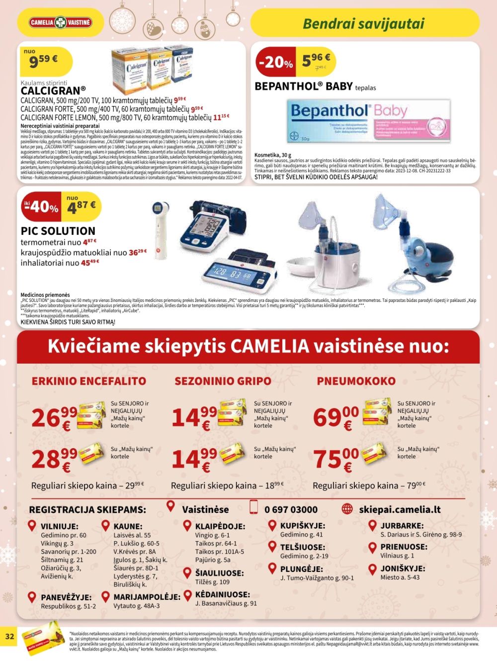 camelia - CAMELIA - Leidinys Nr.12 (2025 12 01 - 2025 12 31) - page: 32