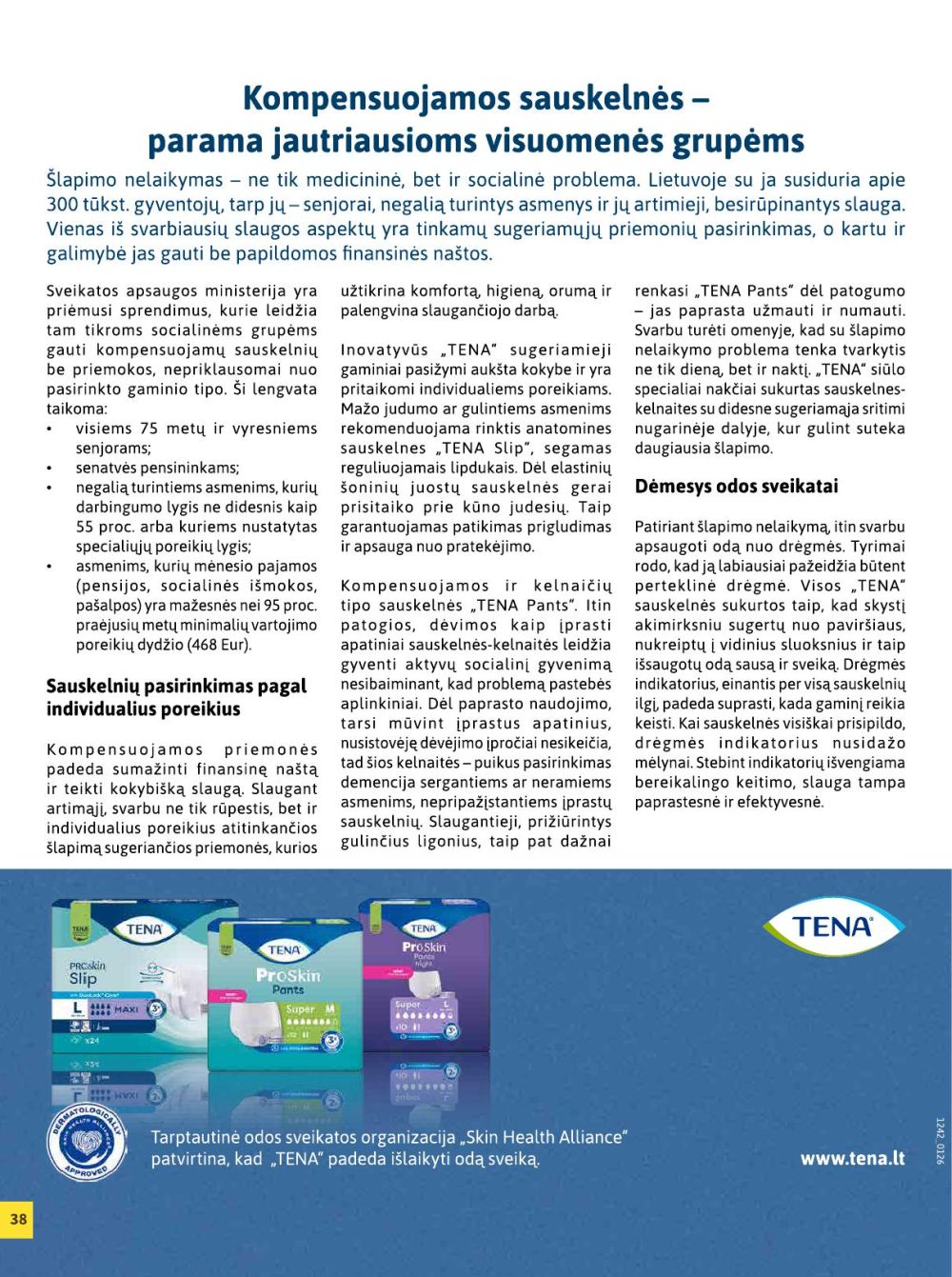 camelia - CAMELIA - Leidinys Nr.2 (2026 02 01 - 2026 02 28) - page: 38