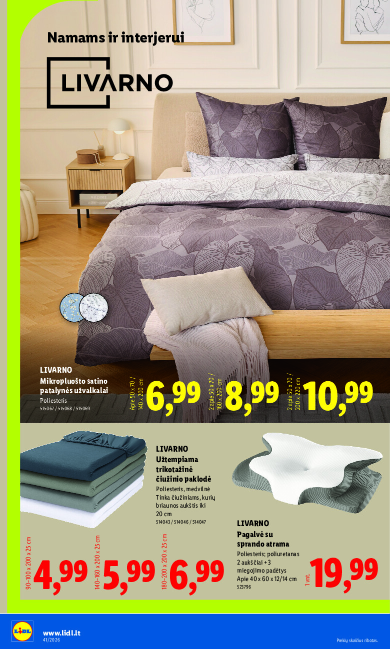 lidl - NE MAISTO PREKIŲ PASIŪLYMAI (2026-10-05 - 2026-10-11) - page: 22