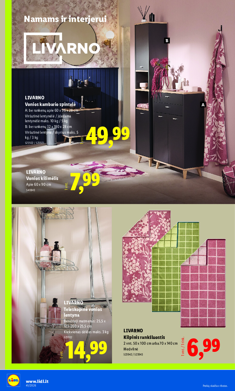 lidl - NE MAISTO PREKIŲ PASIŪLYMAI (2026-10-05 - 2026-10-11) - page: 24