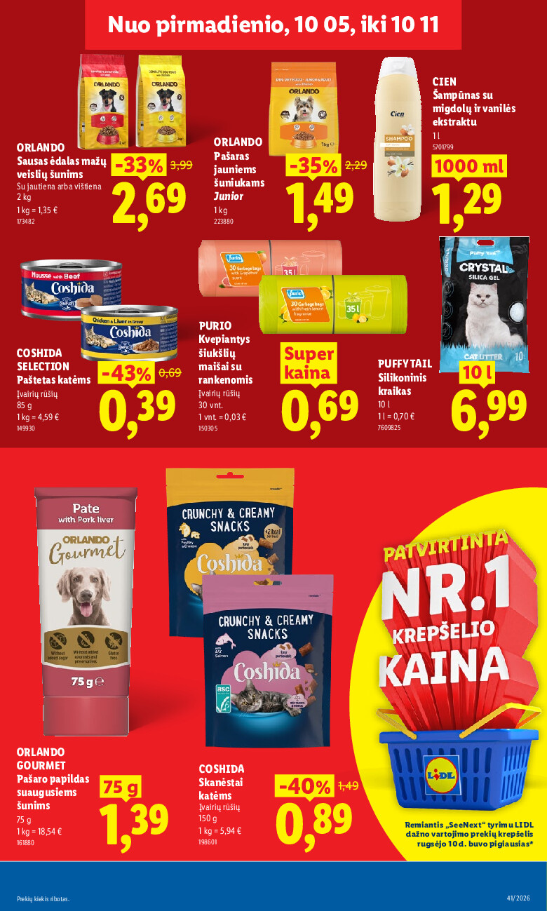 lidl - MAISTO PREKIŲ PASIŪLYMAI (2026-10-05 - 2026-10-11) - page: 19