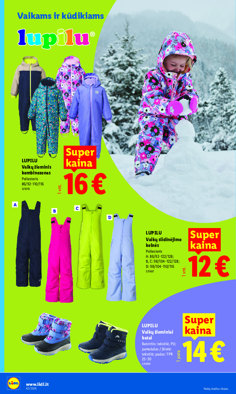 lidl - NE MAISTO PREKIŲ PASIŪLYMAI (2026-10-12 - 2026-10-18) - page: 2