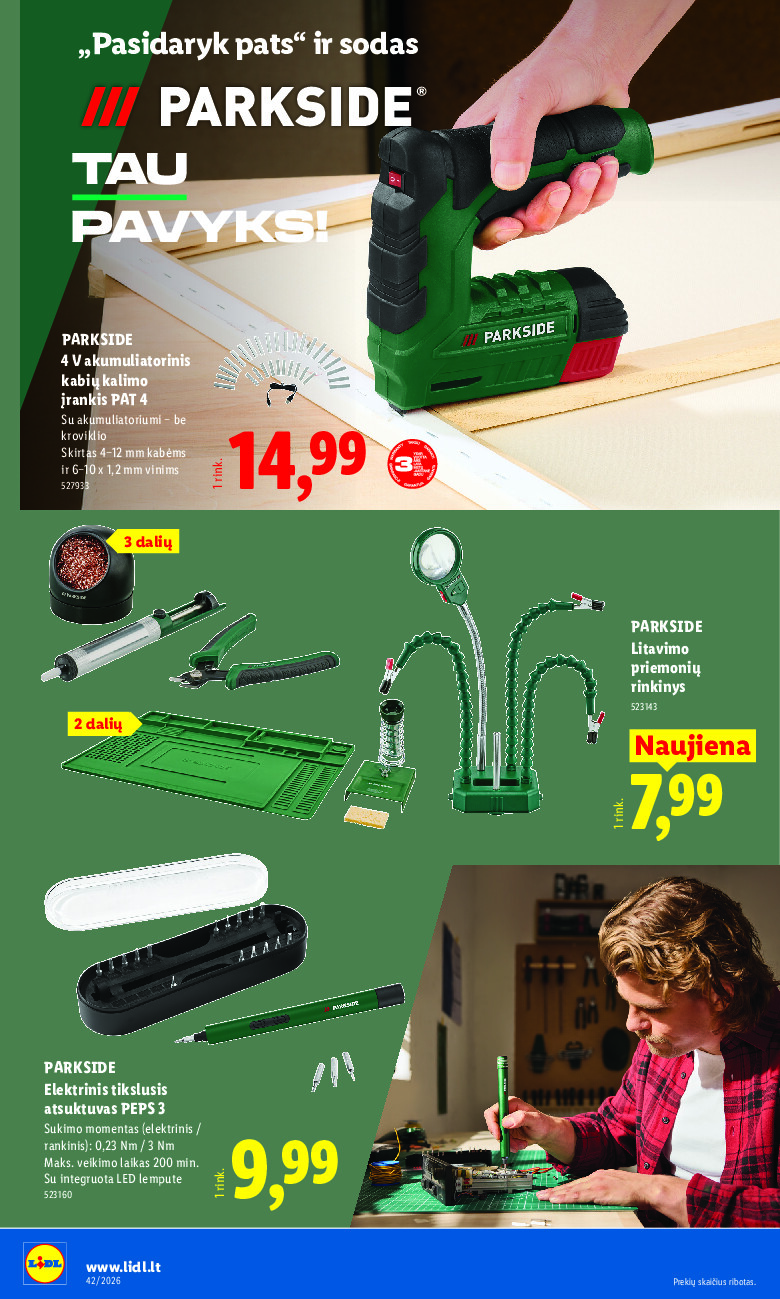 lidl - NE MAISTO PREKIŲ PASIŪLYMAI (2026-10-12 - 2026-10-18) - page: 12
