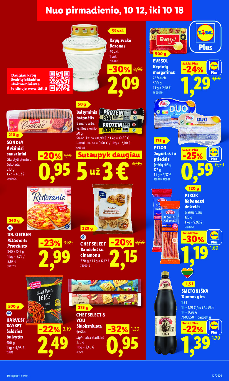 lidl - MAISTO PREKIŲ PASIŪLYMAI (2026-10-12 - 2026-10-18) - page: 3