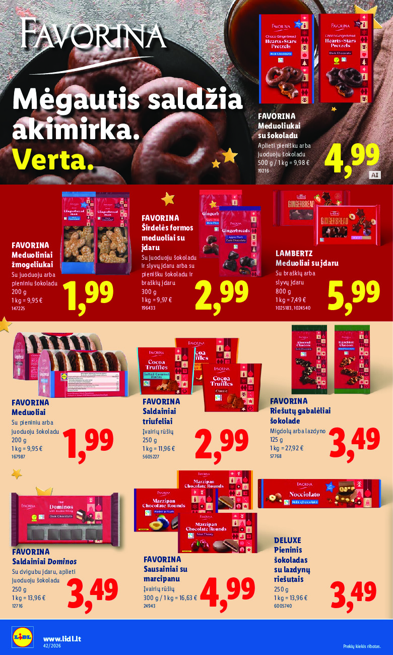 lidl - MAISTO PREKIŲ PASIŪLYMAI (2026-10-12 - 2026-10-18) - page: 30