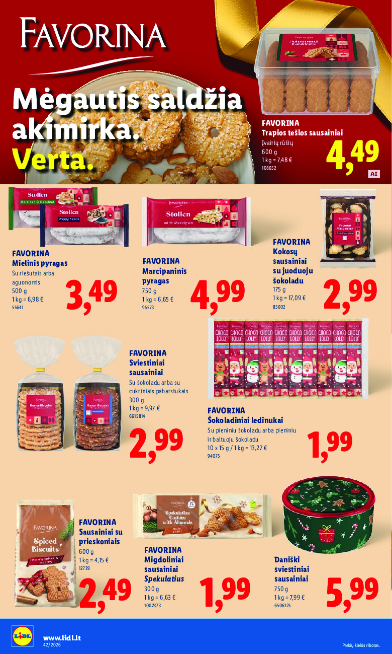 lidl - MAISTO PREKIŲ PASIŪLYMAI (2026-10-12 - 2026-10-18) - page: 32