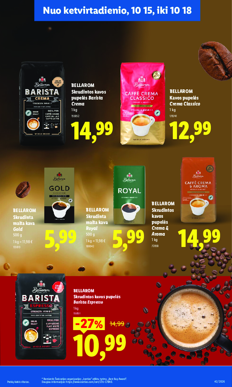 lidl - MAISTO PREKIŲ PASIŪLYMAI (2026-10-12 - 2026-10-18) - page: 43