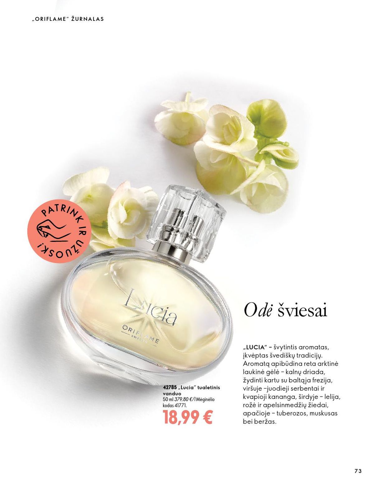 oriflame - ORIFLAME - Katalogas (2026 10 07 - 2026 11 17) - page: 37