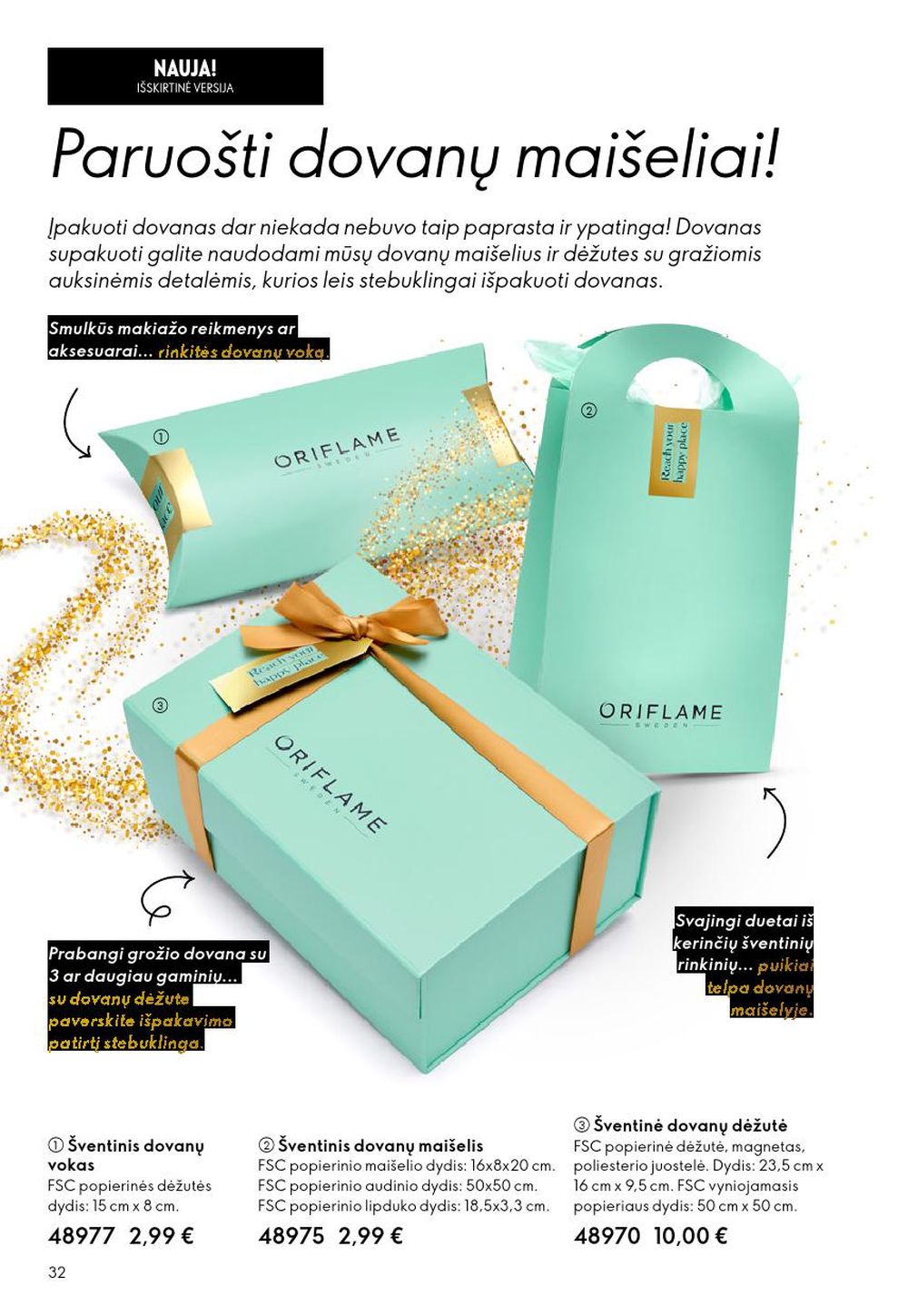 oriflame - ORIFLAME - Katalogas (2025 11 19 - 2025 12 09) - page: 32