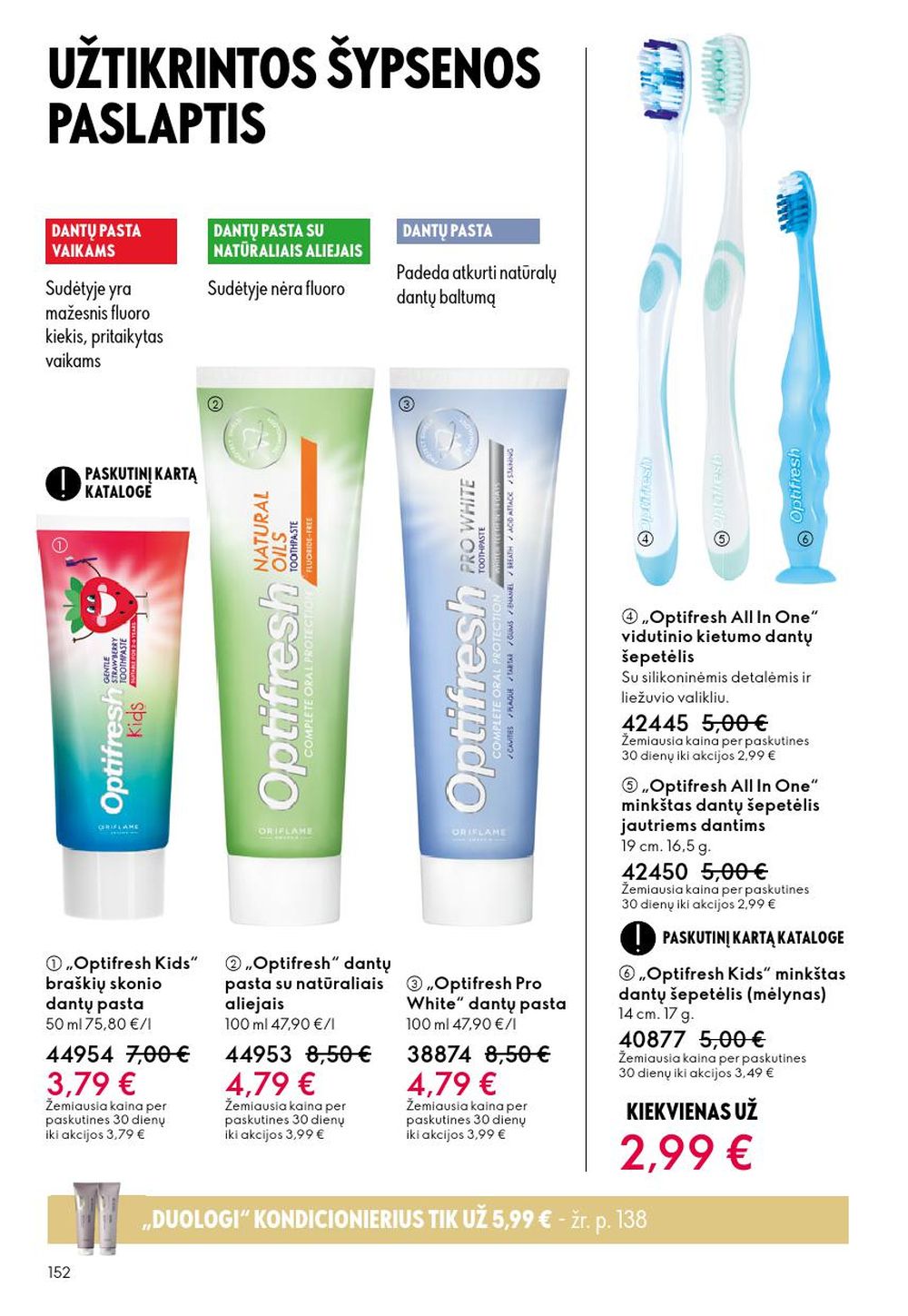 oriflame - ORIFLAME - Katalogas (2025 11 19 - 2025 12 09) - page: 152