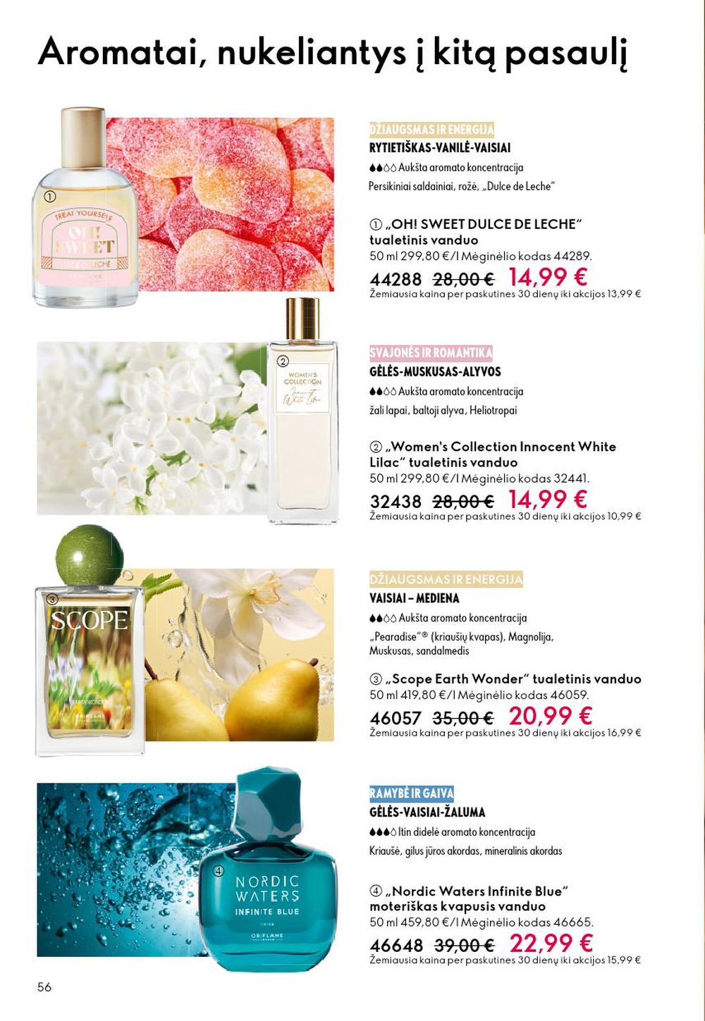 oriflame - ORIFLAME - Katalogas (2025 11 19 - 2025 12 09) - page: 56