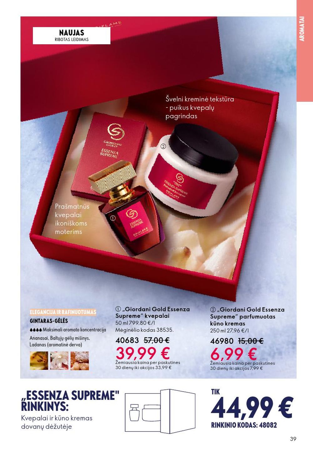 oriflame - ORIFLAME - Katalogas (2025 11 19 - 2025 12 09) - page: 39