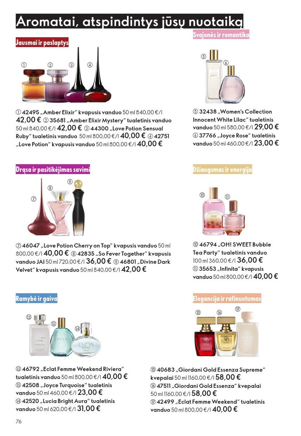 oriflame - ORIFLAME - Katalogas (2025 12 31 - 2026 01 27) - page: 76