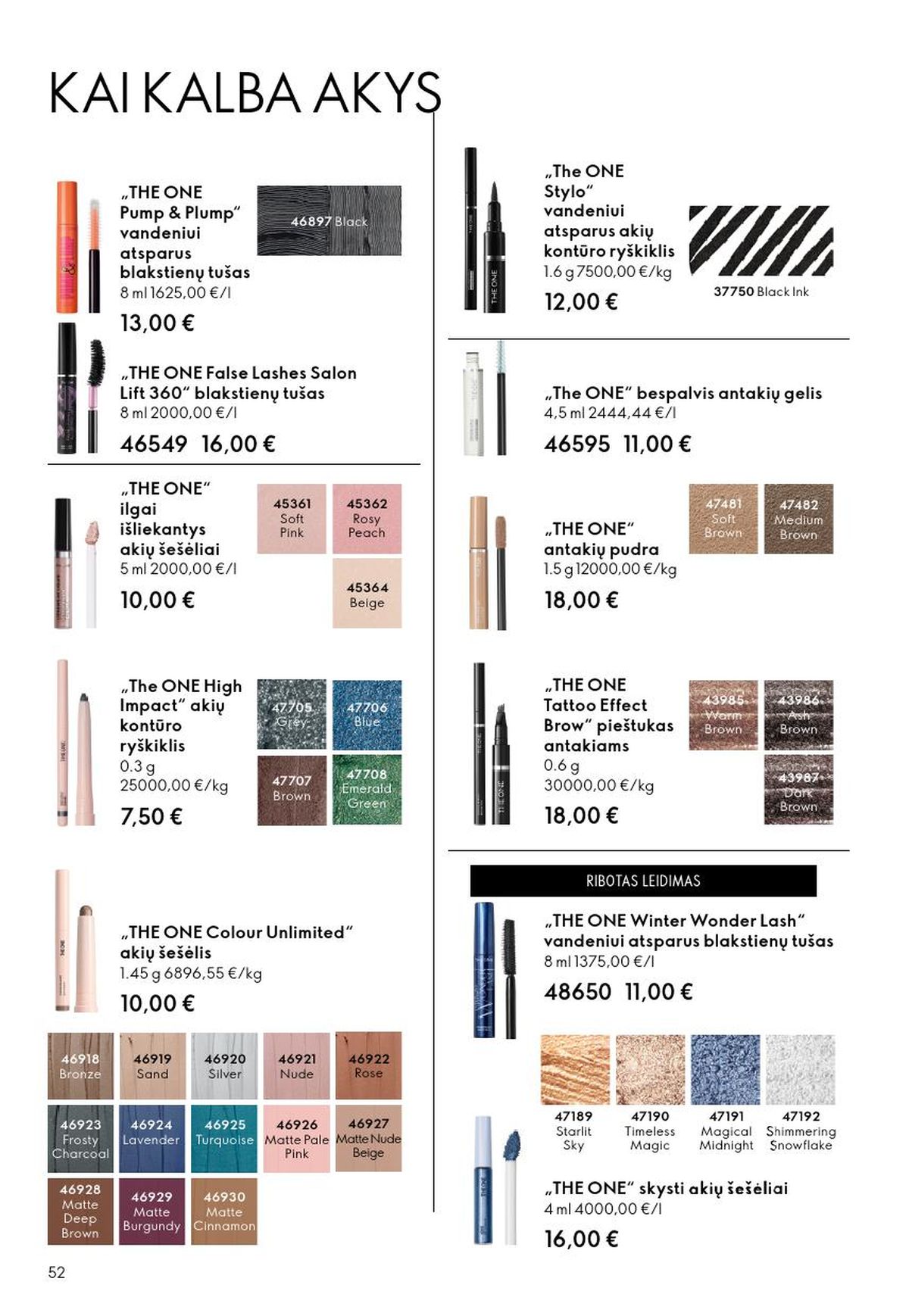 oriflame - ORIFLAME - Katalogas (2026 02 18 - 2026 03 10) - page: 52